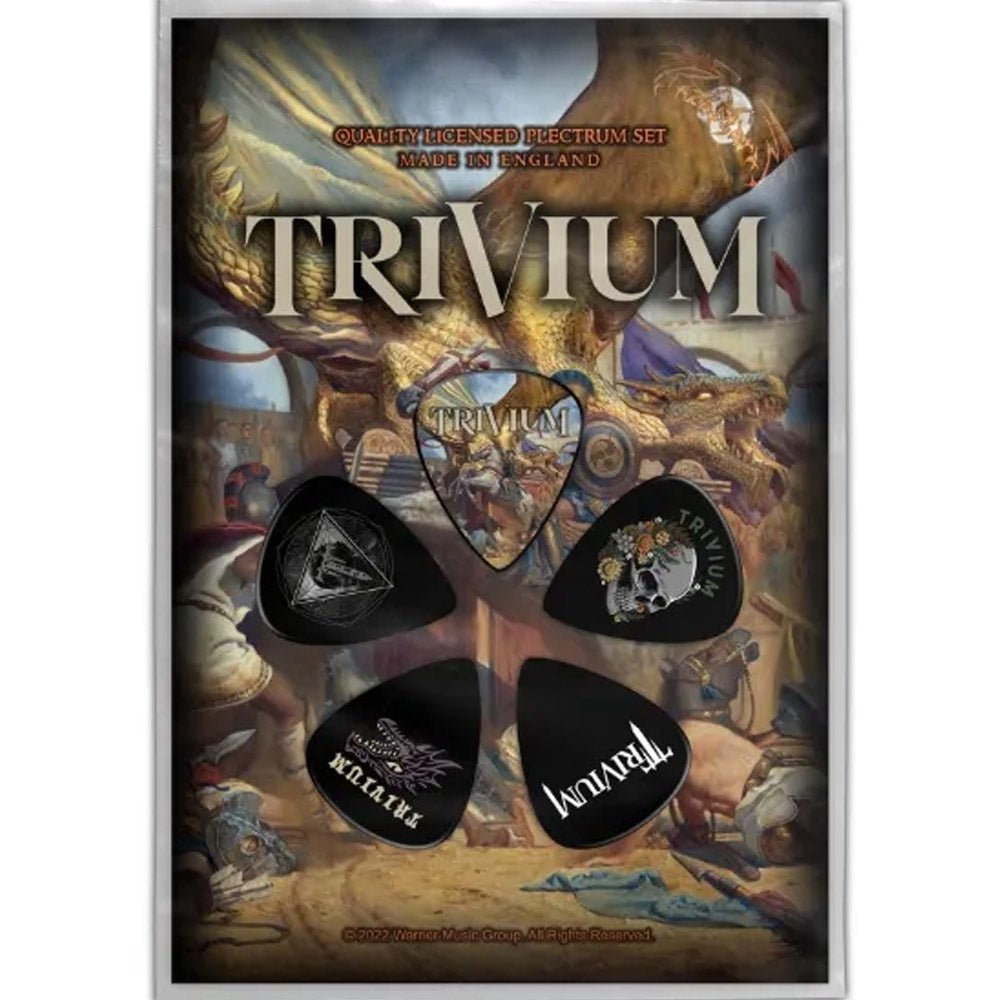 TRIVIUM トリヴィアム - IN THE COURT OF THE DRAGON / 5枚セット / ギターピック - PGS